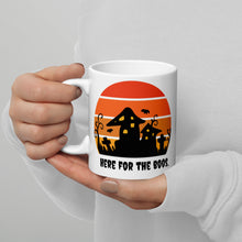 Load image into Gallery viewer, Here for the Boos White glossy mug
