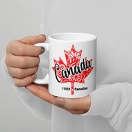 Canadian, proud, mug, maple leaf, Canada Day