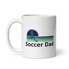 Load image into Gallery viewer, Soccer Dad White glossy mug
