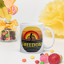 Load image into Gallery viewer, SUP Freedom White glossy mug
