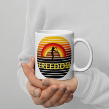 Load image into Gallery viewer, SUP Freedom White glossy mug
