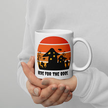 Load image into Gallery viewer, Here for the Boos White glossy mug
