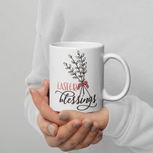 Load image into Gallery viewer, Easter Blessings White glossy mug
