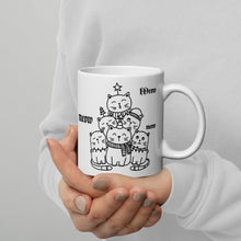 Load image into Gallery viewer, Cat Tree Meow White glossy mug
