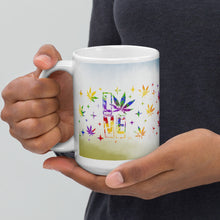 Load image into Gallery viewer, Herb Love White glossy mug
