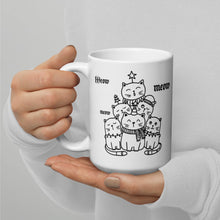 Load image into Gallery viewer, Cat Tree Meow White glossy mug
