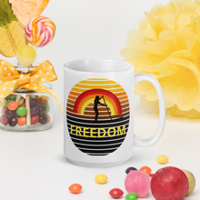 Load image into Gallery viewer, SUP Freedom White glossy mug
