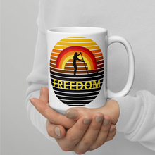 Load image into Gallery viewer, SUP Freedom White glossy mug
