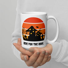 Load image into Gallery viewer, Here for the Boos White glossy mug
