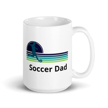 Load image into Gallery viewer, Soccer Dad White glossy mug
