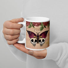 Load image into Gallery viewer, Oh My Butterfly White glossy mug
