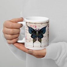 Load image into Gallery viewer, Goth in Pink White glossy mug
