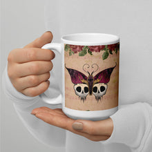 Load image into Gallery viewer, Oh My Butterfly White glossy mug
