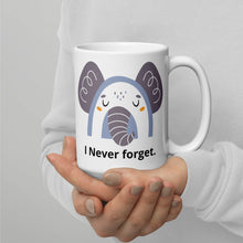 Load image into Gallery viewer, I never forget White glossy mug
