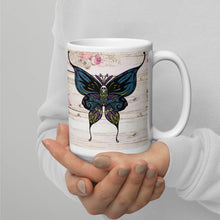 Load image into Gallery viewer, Goth in Pink White glossy mug
